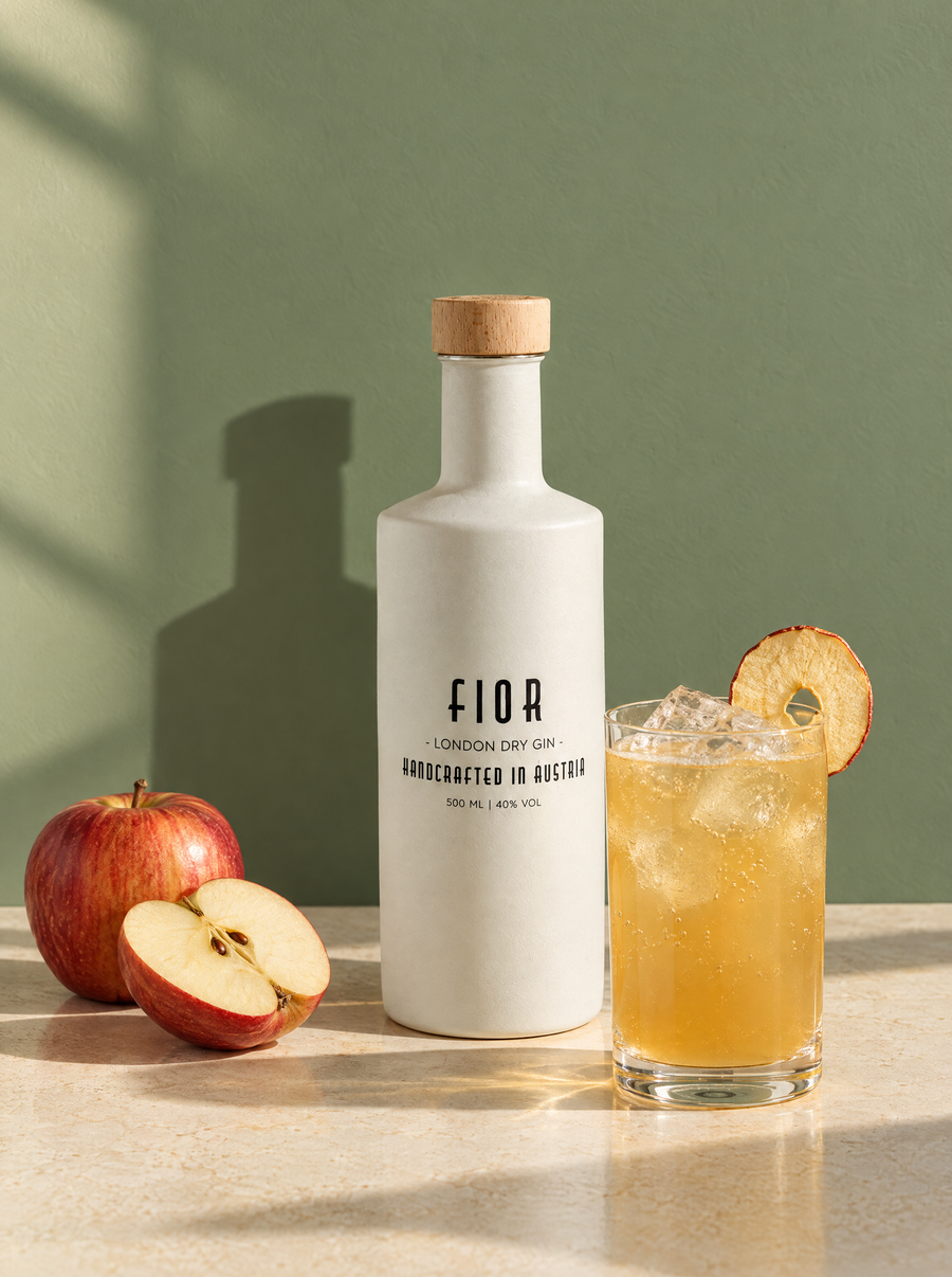 Gin FIOR mit Apfelsaft