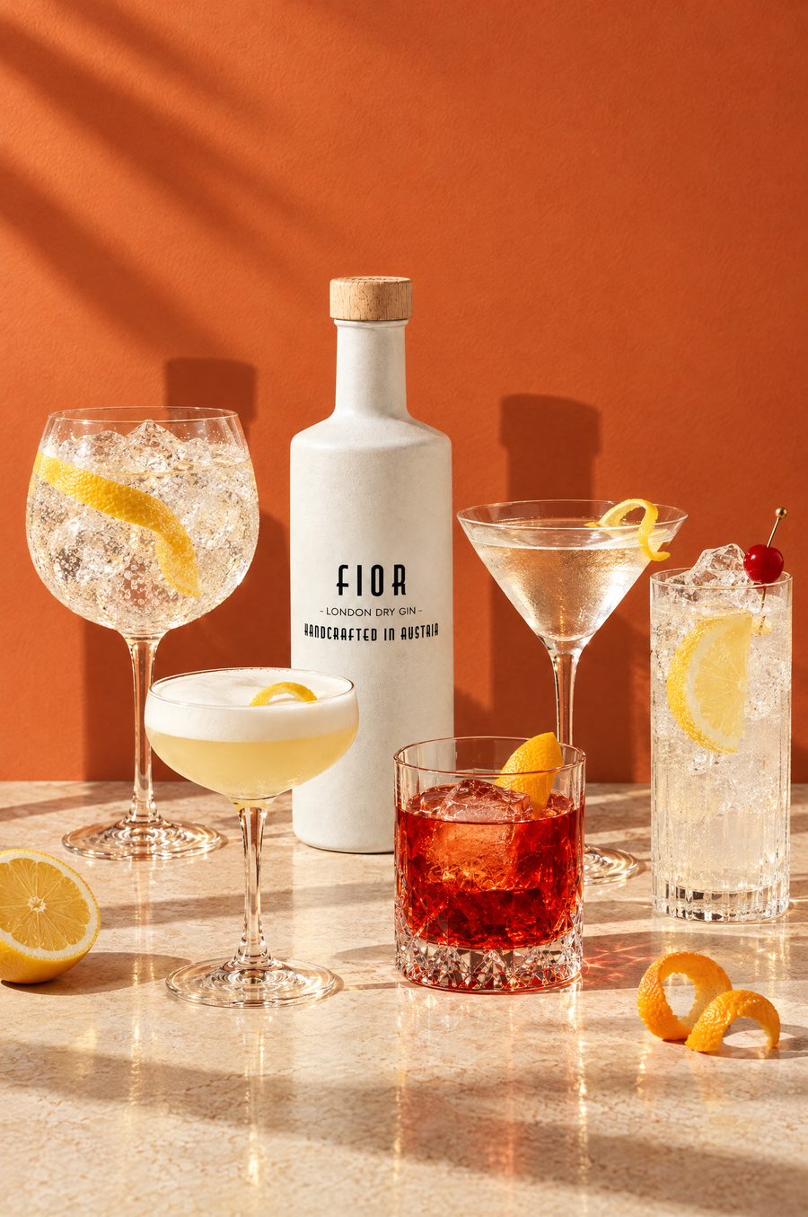 5 klassische Gin-Cocktails